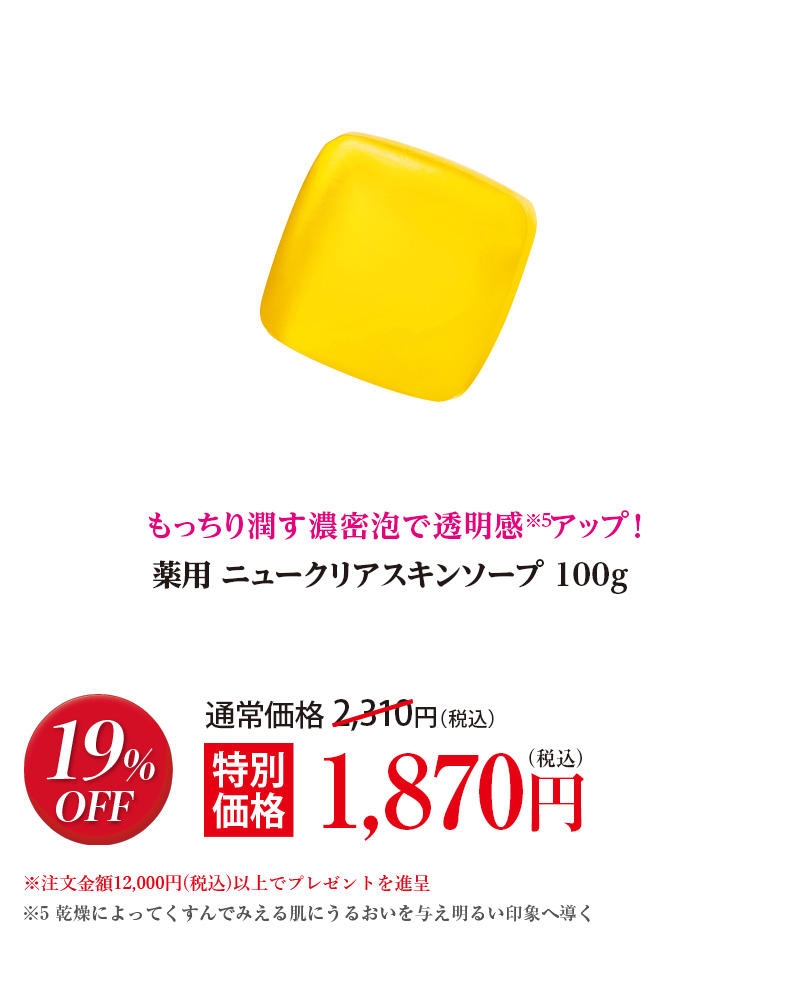 薬用 ニュークリアスキンソープ